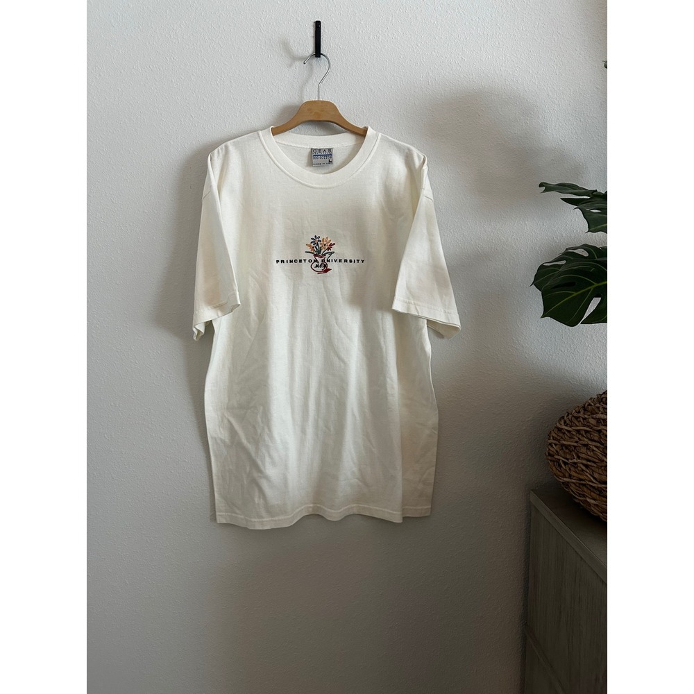 GEAR‎ FOR SPORTS Princeton University Mom Embroidered Tee, Ivory White, Size L